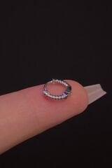 Kadın Boru Figürlü Tragus Helix Kıkırdak Halka Çelik Piercing