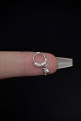 Kadın Zirkon Taşlı Sallantılı Tragus Helix Kıkırdak Çelik Piercing