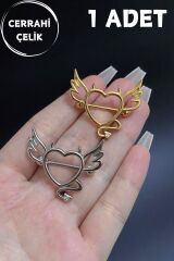 Kadın Melek Şeytan Figürlü Meme Ucu Nipple Piercing