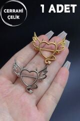 Kadın Melek Şeytan Figürlü Meme Ucu Nipple Piercing