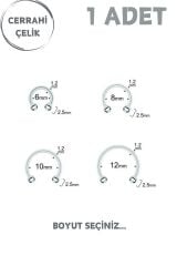 Cerrahi Çelik 2.5mm Top Uçlu Septum Dudak Tragus Helix Kıkırdak Piercing