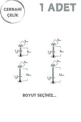 Unisex Zirkon Oval Taşlı Cerrahi Çelik Tragus Helix Labret Piercing