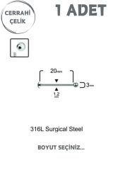 Unisex Cerrahi Çelik Yanak Piercing