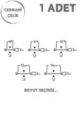 Cerrahi Çelik 3mm Toplu Düz Barlı Tragus Helix Kıkırdak Lobe Piercing